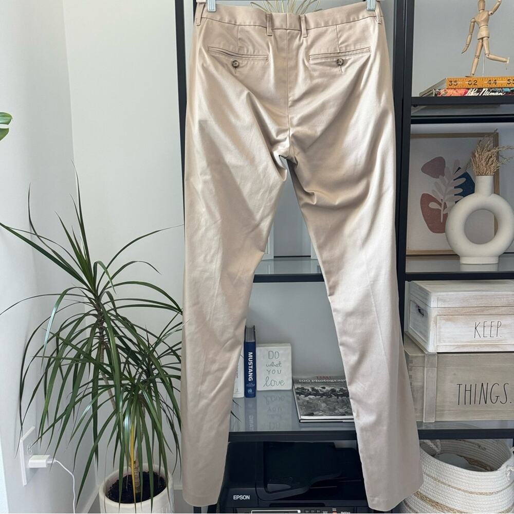 Bonobos Weekday Wednesday Tan Khaki Mid Rise Straight Slim Leg Men’s Size 33x36 - Picture 3 of 10